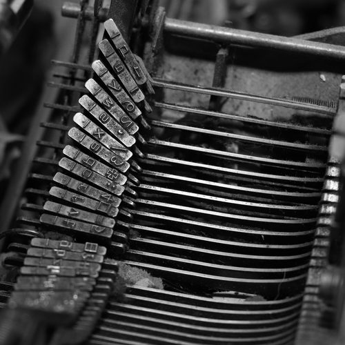 Typewriter typebars